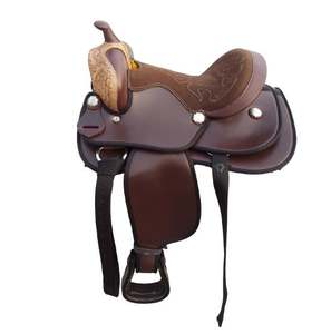 Concepteur de selle en cuir véritable de qualité supérieure Selle légère de dressage occidental personnalisée par le fabricant indien - Product Image 1