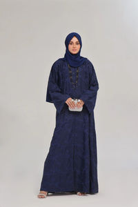Muslim Women's Casual Lightweight Anti-Wrinkle Abaya-Hot Selling New Fashion Pakistan Made Customizable for Outdoor Use - Product Image 2