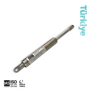 Fabriqué en Turquie, ressort à gaz en acier inoxydable 316L, 826 mm (32,52 po), 100N-2500N - Amortisseur pour la transformation alimentaire et les hotte de cuisine - Product Image 1