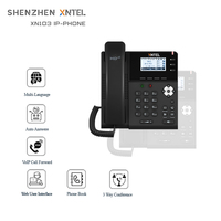 Téléphone IP d'entrée de gamme XNTEL XN103 avec téléphone VoIP d'appel de conférence à trois voies