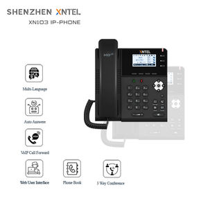 Téléphone IP d'entrée de gamme XNTEL XN103 avec téléphone VoIP d'appel de <span class=keywords><strong>conférence</strong></span> à trois voies - Product Image 2