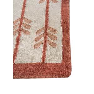 Alfombra de Lana Hecha a Mano Orenda ADWL-13254, Color Marfil, 9x12 Rectangular, con Patrón Geométrico, para Sala de Estar, Pasillo, Material Viscosa - Product Image 4