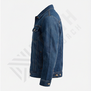 Chaqueta Vaquera Casual de Invierno para Hombre, Secado Rápido, Mejor Diseño, Logotipo Personalizado, Color Sólido, Uso Diario, Trabajo, Moda, Ropa Urbana Duradera - Product Image 3