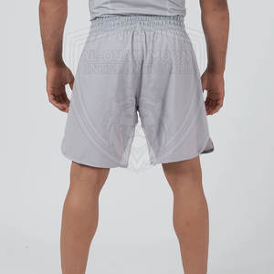 Novedad de 2024, pantalones cortos de agarre para hombre, 100% poliéster, cintura media, informal, patrón sólido, ropa de lucha libre - Product Image 5