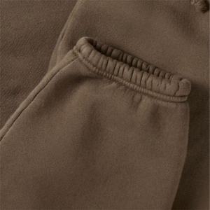 Pantalons de jogging en molleton de coton de haute qualité, tissu français, vêtements d'hiver, logo personnalisé, toutes tailles, pantalons de jogging lavés pour hommes - Product Image 3