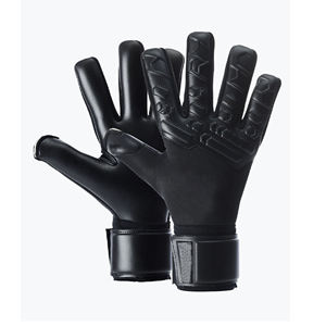 Guantes de Portero profesional verde neón y negro, guantes de portero de fútbol duraderos antideslizantes de Palma de látex para partido - Product Image 3