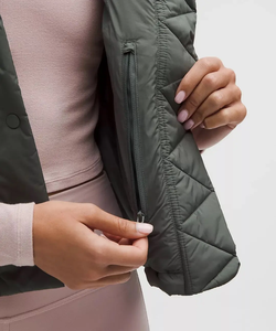 Men Canvas Quilted Breathable Stand Collar Waterproof Lightweight <b>Packable</b> Winter Puffer <b>Jacket</b> - Product Image 4