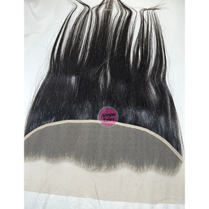 Cabello Indio Virgen Remy sin Procesar con Frente de Encaje Transparente al por Mayor, Liso Natural, 150% de Densidad, Doble Nudo, Arrow - Product Image 1