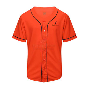Jersey de béisbol de poliéster 100% fabricado en Pakistán con tela transpirable ligera perfecta para ropa de equipo - Product Image 1