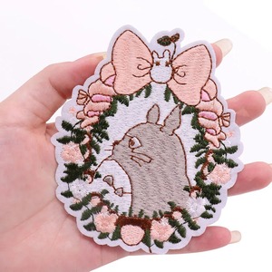 Dibujos animados Japón Anime hierro en parches para ropa bordado raya en ropa lindo DIY apliques insignia costura reparación agujeros - Product Image 4