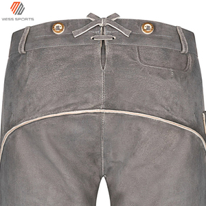 Shorts décontractés en cuir et tissu peigné pour hommes, respirants, séchage rapide, taille mi-haute, fermeture à cordon - Product Image 3