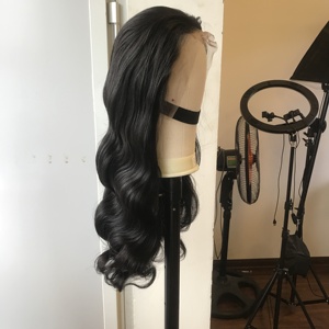 Élégant 22 pouces 13by4 Frontal Body Wave personnalisé perruque de cheveux humains bruts Genius trame prix de gros de LINU Hair - Product Image 2