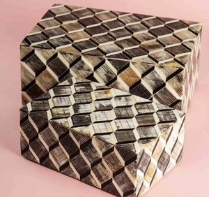 Boîte à bijoux écologique en nacre incrustée, style animal, polie, design floral magnifiquement conçu, meilleur cadeau - Product Image 2