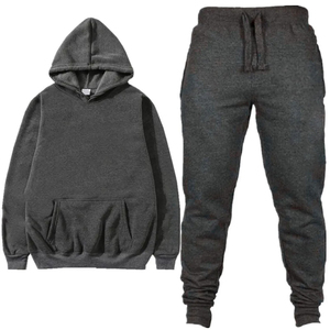 Unisex Men's and Women's Winter Tracksuit Set 2 Piece Hoodie and Sweatpants Men's <b>Sweatshirt</b> and Joggers Set - Product Image 5