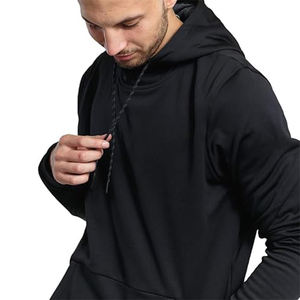 Sudadera con capucha de algodón 100% 450g de peso pesado para hombre con estampado de calavera ropa informal suelta - Product Image 3