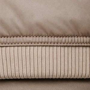 Veste matelassée à capuche beige pour homme, coupe-vent, vêtements décontractés d'hiver, fermeture éclair, rembourrage en fibre de polyester épaisse, coupe régulière - Product Image 6