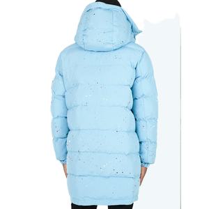 Chaqueta de Invierno para Hombre, Impermeable, Transpirable, Gruesa y Cálida, con Capucha, Acolchado Suave, Tela de Jean con Burbujas, Colores y Tallas Personalizables - Product Image 3