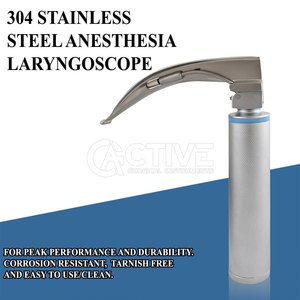 Ensemble de laryngoscope ORL Instrument médical réutilisable avec différentes tailles de lames et poignées Ensemble de laryngoscope ORL - Product Image 4