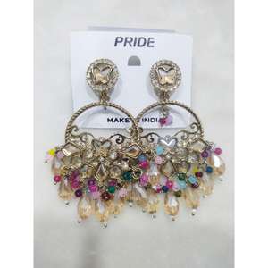 Export Quality <b>Women</b> Earring <b>Set</b> with Mixed Designs and Multicolour Beads Fashion <b>Jewelry</b> Earrings <b>for</b> Global Market Use - Product Image 1