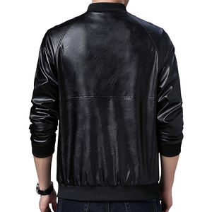 Chaqueta Bomber de Punto para Hombre, de Poliéster, Ecológica, Talla Grande, Informal, para Invierno - Product Image 5