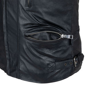 Fabricante de Chaquetas de Cuero con Corte Automatizado al por Mayor, Chaqueta de Cuero para Motociclistas para Hombre, Chaquetas de Diseño OEM para Motociclistas Nuevas - Product Image 6