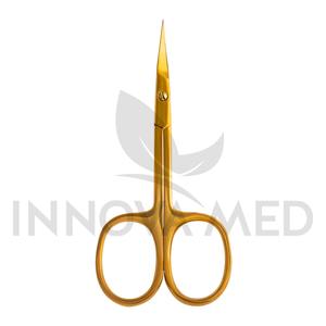 Tijeras profesionales ecológicas para uñas pequeñas, diseño curvo, herramienta para quitar cutículas de manicura, tijeras para cutículas seguras y efectivas - Product Image 3