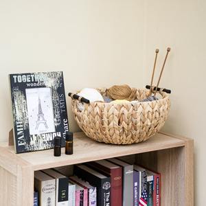 Tazón de Jacinto de Agua 100% Natural y Ecológico, Tazón de Mimbre para Almacenamiento de Frutas, Tazones Multiusos para Decoración del Hogar, Se Acepta OEM y ODM - Product Image 5