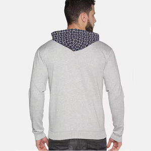 Sweat à capuche surdimensionné décontracté pour homme, 100% coton mélangé, impression de logo personnalisée, coupe régulière, pull d'hiver avec approvisionnement OEM - Product Image 4