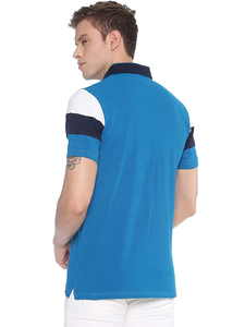 Vente en gros de t-shirts de golf 100% coton pour hommes conception personnalisée séchage rapide pour polo surdimensionné manches courtes coupe séchage rapide solide tricoté - Product Image 3
