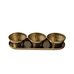 Cuenco multiusos martillado diseño Silbver Color Acero inoxidable hecho diseñador estilo Vintage cuenco con tapa Ramadán fecha cuenco - Product Image 5