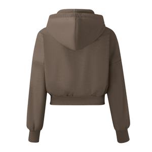 2024 Otoño/Invierno chaqueta de manga larga para hombres y mujeres estilo Casual Logo impreso Sudadera con capucha con cremallera larga frontal - Product Image 3