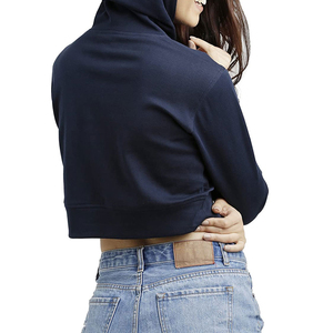 Casual,Streetwear, Épaule tombante, Respirant, Écologique, Hoodies Couleur Attractive Ladies Crop Top Hoodie Avec Toutes Les Tailles Disponibles - Product Image 4