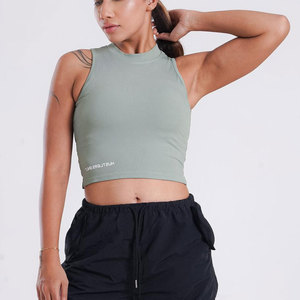 Camisetas sin mangas transpirables para mujer, venta al por mayor, personalizadas para damas con logotipo, camiseta sin mangas para gimnasio, camiseta personalizada de verano para mujer a granel - Product Image 1