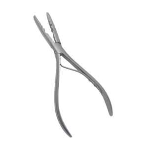 Pince à cheveux en acier inoxydable pour extensions de cheveux en kératine avec embout carré de 3 mm et 5 mm pour usage commercial - IMANS ENTERPRISES IE-EX-0111 - Product Image 1