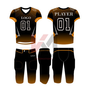 เสื้อเจอร์ซีย์ทีมกีฬาสไตล์อเมริกันฟุตบอลระบายอากาศได้ดีดีไซน์ใหม่ - Product Image 2