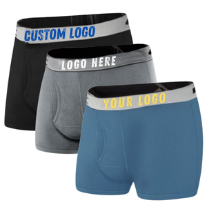 Calzoncillos bóxer de algodón 100% para hombre más vendidos, tejido de punto transpirable de estilo cómodo, suministro ODM, ¡no te lo pierdas! - Product Image 1