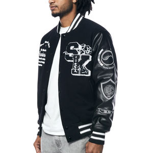 High Quality Letterman Varsity <b>Jackets</b> Wool Body Genuine Leather Sleeves Winter Wear <b>Smart</b> and Stylish <b>Men's</b> <b>Jacket</b> - Product Image 2
