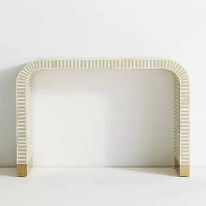 Handcrafted Modern Style Console <b>Table</b> India's Stylish Bone Inlay Coffee Furniture <b>for</b> Home Use Fashion Craft <b>for</b> Living Room - Product Image 1