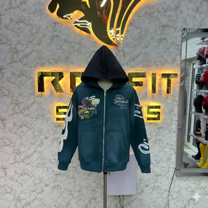 Qualité supérieure Tendance Mode Taux d'usine Sweat à capuche zippé Puff Imprimé fabriqué en usine à bas prix Sweats à capuche pour hommes Sweats à capuche pour hommes - Product Image 6