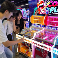 Offre Spéciale : Machines de Jeu d'Arcade à Monnayeur, Distributeurs Automatiques de Boissons Gazeuses, Matériaux Acier et ABS, Prise Universelle, Design Réaliste
