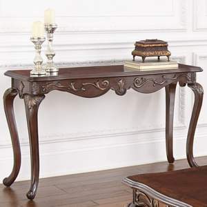 Elegante mesa de Consola de madera de granja para interiores rústicos y casas modernas con opciones de almacenamiento y decoración vintage - Product Image 6