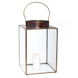 Lanterne galvanisée Qualité supérieure Fait à la main Designer Vente en gros Bougeoir Forme carrée Vente en gros Nouvelle lanterne en métal - Product Image 6