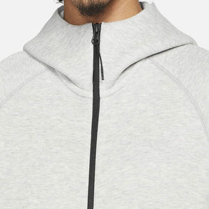 New Fashion Custom Solid Color Heavyweight <b>Men</b> <b>Zipper</b> <b>Hoodies</b> Regular Pattern High Quality Oversize Drop Shoulder <b>Zipper</b> <b>Hoodies</b> - Product Image 5
