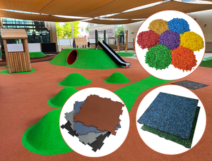 Granulés de caoutchouc EPDM 1-4 mm multicolores, résistants à l'usure, qualité moulage par injection pour équipements sportifs - Product Image 6