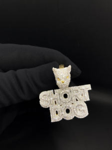 Colgante de Diamantes Personalizado de Acero Inoxidable de Lujo Estilo Hip Hop - Product Image 3