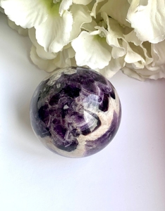 ควอตซ์คริสตัล Amethyst,ลูกบอลบำบัดธรรมชาติหินในฝันหินเรกิบำบัดแบบโบราณลูกบอลพื้นเมืองสำหรับผู้หญิง - Product Image 2
