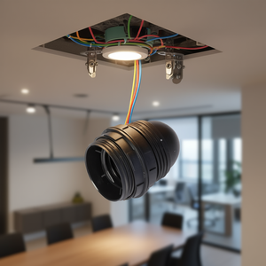 1 soporte y base para 2 lámparas E27 PP0477, color negro - Product Image 3