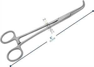 Fórceps hemostáticos de acero inoxidable, abrazadera pedicular para riñón, 18/20/13, 8/24 cm, pinzas arteriales, abrazaderas de bloqueo, herramienta de belleza, 1 Uds. - Product Image 5