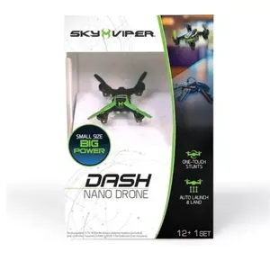 Dronehint โดรนนาโนสำหรับติดรถยนต์ของเล่นสำหรับเด็กในร่ม/กลางแจ้งมีฟีเจอร์การบินผาดโผน - Product Image 1