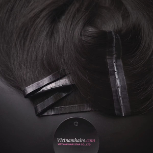 Extensiones de Cabello Humano Virgen Vietnamita 100% de Calidad Premium, Venta Caliente 2025, Cutícula Completa, Doble Trama Recta a Máquina - Product Image 1